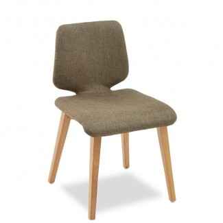 Kuper-Tap Chair Beechwood Mid Century Commercial Hospitality Restaurant Indoor Custom Upholstered Dining Side Chair